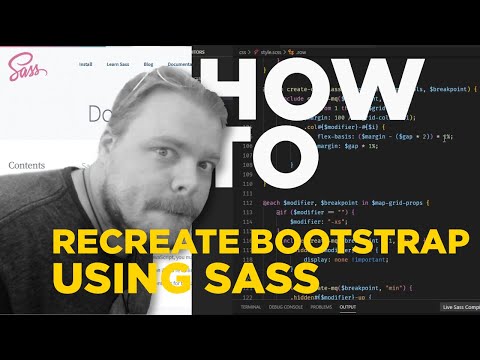 Let's Recreate Bootstrap using Sass, Part 1 - #43