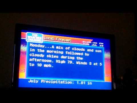 (RARE!) Weatherstar 4000 on TWC