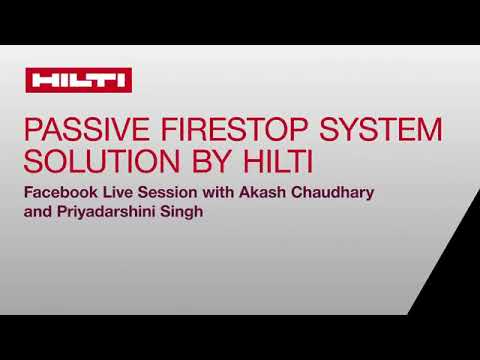 Hilti Live - Passive Firestop System Solutions from Hilti