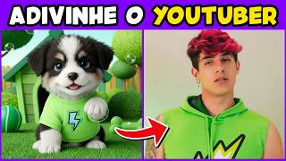 🐾 ADIVINHE OS YOUTUBERS como ANIMAIS FOFINHOS 🐶🐼 | Só 2% Acertam Tudo! 🔥 #quiz #botquiz