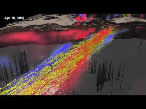 NASA visualization of the 2015&ndash;16 El Ni&ntilde;o, the strongest on record by peak ONI