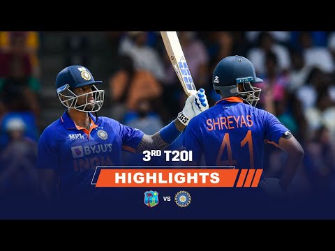 WI v IND | 3rd T20I highlights | India tour of West Indies | Exclusively on FanCode