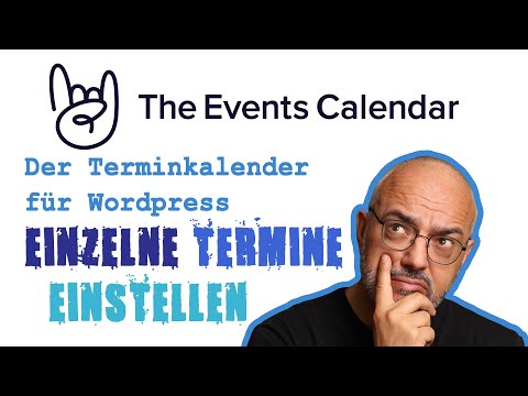 The Event Calendar - Neue Einzel-Termine in Wordpress erstellen