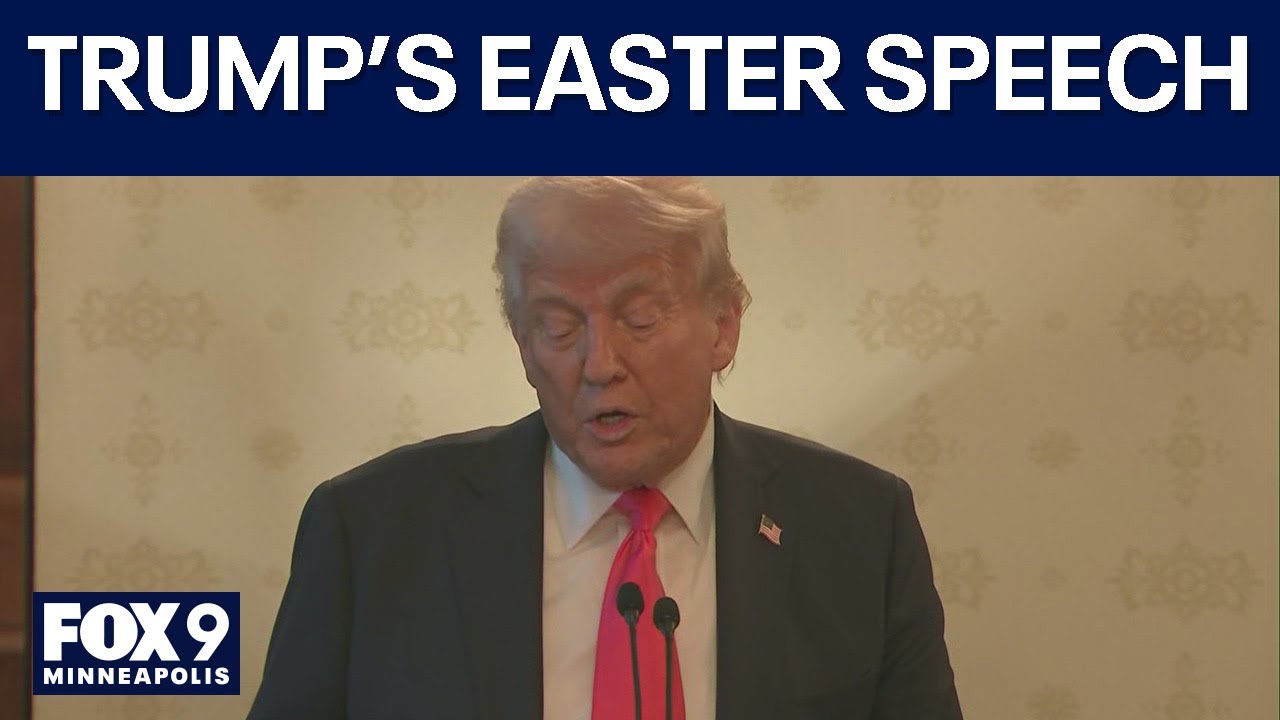 President Donald Trump's Easter speech at prayer service [RAW]