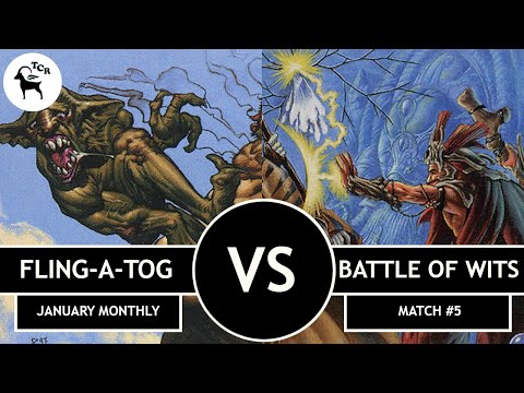 Fling-A-Tog vs Battle of Wits - Premodern Monthly Open January 2022 Match #5