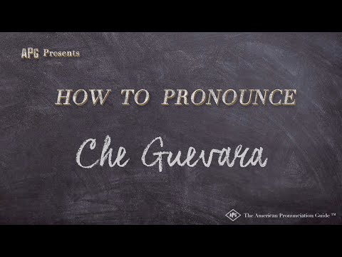How to Pronounce Che Guevara (Real Life Examples!)
