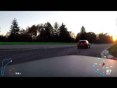 Ariel Atom 3 300 Supercharged @ Monza track day 19.11.2017 turn 16-17 part 2 of 3