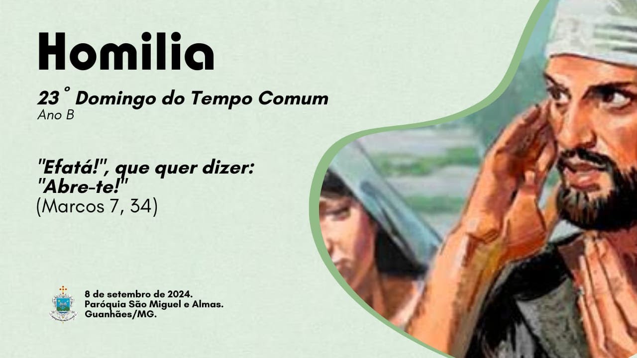 Homilia | Santa Missa do  23º Domingo do Tempo Comum | Pe. Anderson