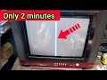 Vertical Line Problem In CRT TV Horizontal Section Problem In Colour Television