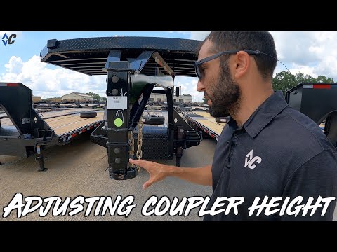 How to adjust gooseneck coupler height | Diamond C