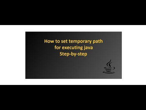 Set Permanent Path For Executing Java Programsstep By Step