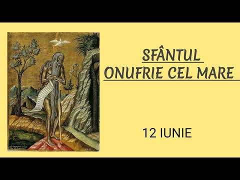 SFANTUL ONUFRIE CEL MARE - 12 iunie