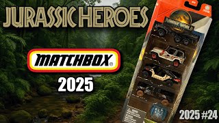 NEW 2025 Matchbox JURASSIC HEROES 5-Pack | Unboxing and Review