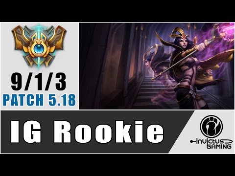 IG Rookie vs Faker - Leblanc vs Zed - Mid - Season 5 - Patch 5.18 - KR SoloQ Challenger