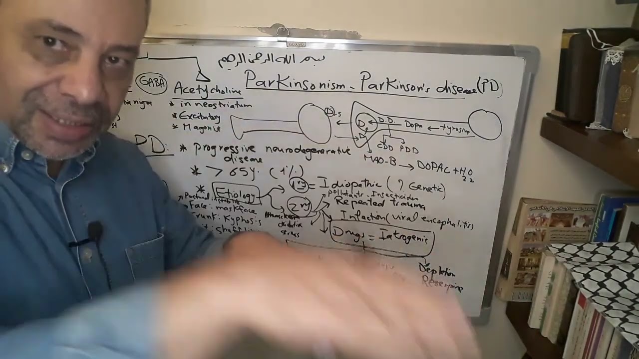 Module 310 - Lecture 17 - Part 2: Parkinsonism (introduction) and antiparkinsonian drugs (L-dopa).