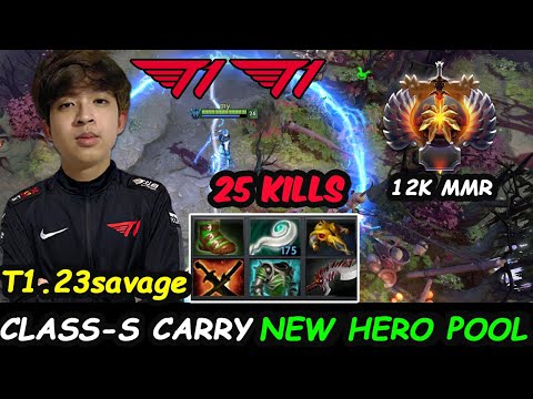 23savage Razor 12K MMR New HERO POOL - Class-S Carry Dota 2 Perspective pro Gameplay