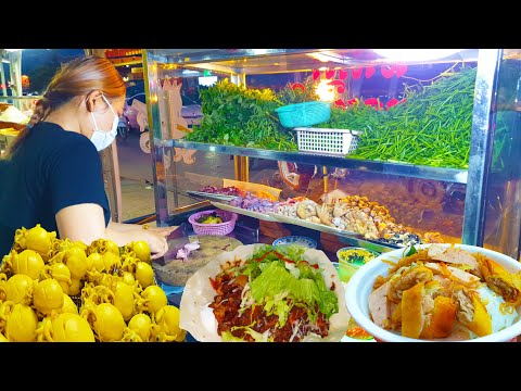 Mexican Food ( Burrito) And Asian Foods In Phnom Penh City - Cambodian Night & Morning Street Food
