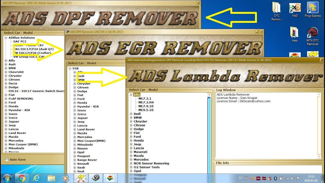 How to install  DPF / EGR / Lambda Remover cleaner