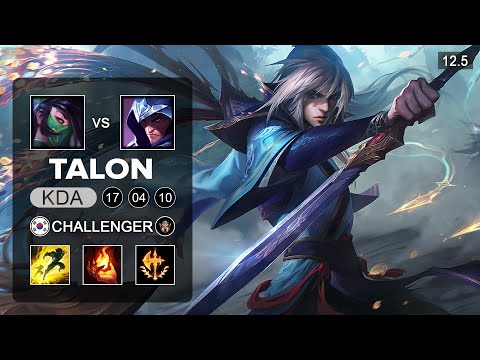 Talon Mid vs Akali - KR Challenger - Season 12 Patch 12.5