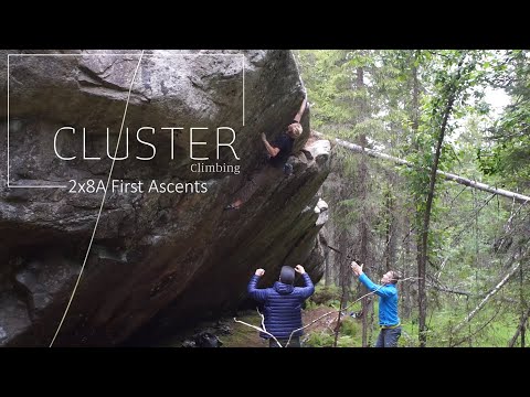 TWO 8A/V11 FIRST ASCENTS IN A DAY