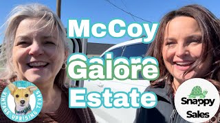 Shop with me at the “McCoy Pottery” Estate Sale