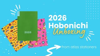 2026 Hobonichi Haul // Atlas Stationers Unboxing