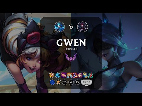 Gwen Jungle vs Elise - EUW Master Patch 13.20