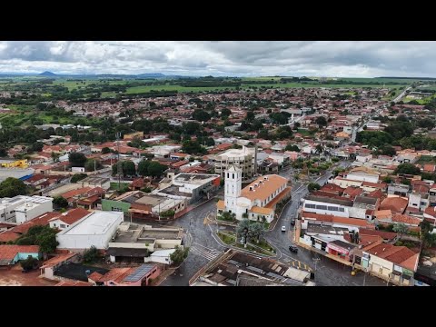 PALMEIRAS DE GOIÁS, PROJETO VISÃO AÉREA - VISTA GERAL DA CIDADE.