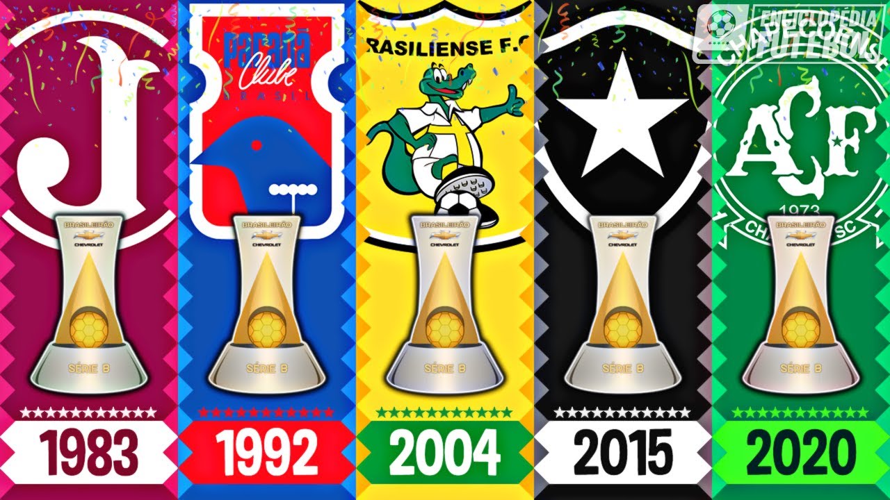 TODOS OS CAMPEÕES DA SÉRIE B DO BRASILEIRÃO 1971-2020