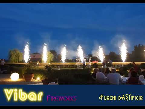 Matrimonio. Effetti cinematografici con Vibar Fireworks