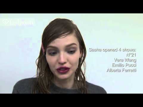 First Face Interview  Sasha Luss, Fall Winter 2013/14