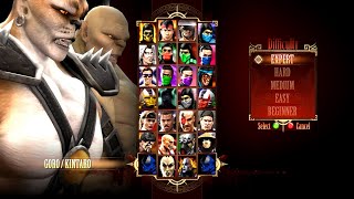 Mortal Kombat 9 - Expert Tag Ladder (GORO & KINTARO) - (No Round/Losses) Gameplay @(1080p)60ᶠᵖˢ ✔