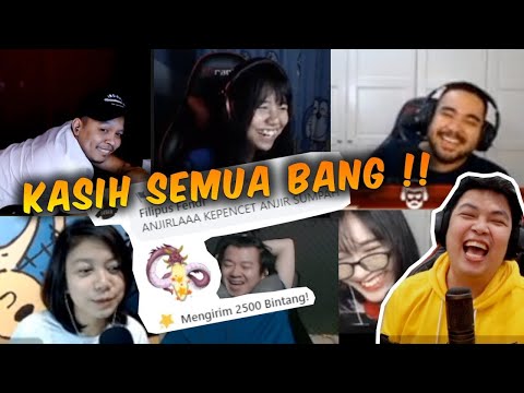 DONASI JUTAAN RUPIAH KE STREAMER2 BARU | Bangpen