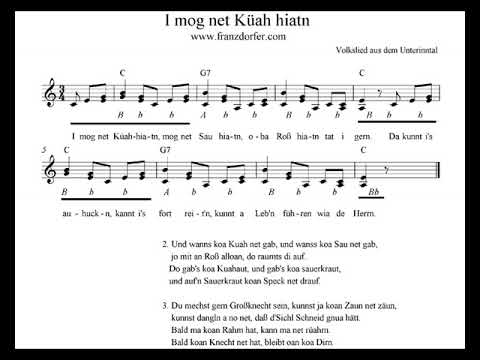 I mog net Küah hiatn