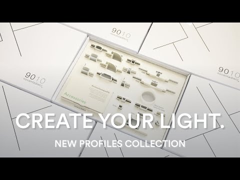 Create your ideal light. - New Profiles Collection | 9010 novantadieci