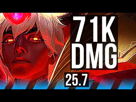 XERATH vs SYNDRA (MID) | 71k DMG, 14/4/10 | EUW Master | 25.7