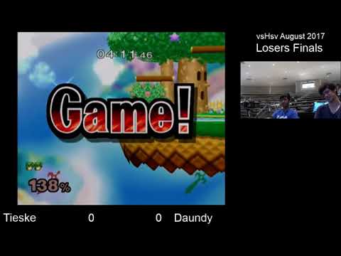 vsHsv Aug 2017 - Tieske (Green Marth) vs Duandy (Marth) - SSBM