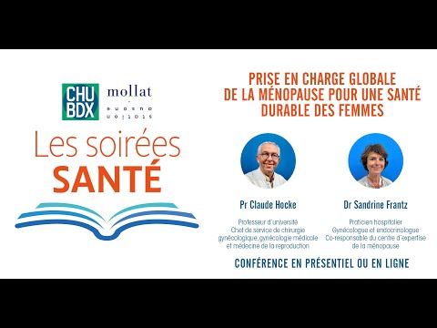 Soirée Santé - Ménopause : Prise en charge globale de la ménopause pour une santé durable des femmes