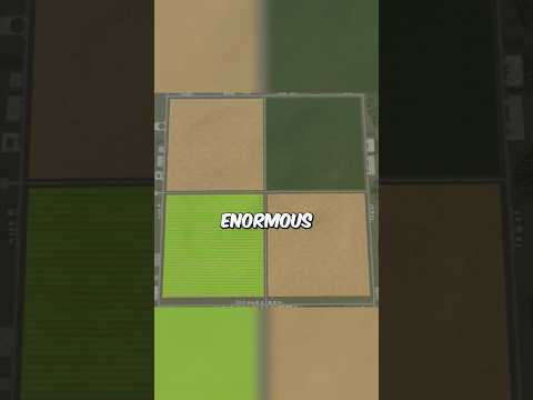 This is the BIGGEST field in #farmingsimulator22 #farming