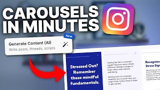 The Fastest Way to Make Instagram Carousels - That Actually Look Good