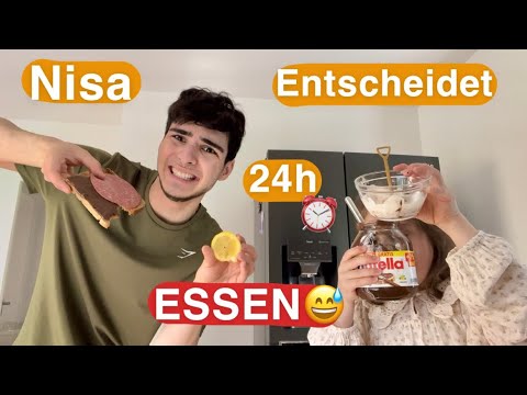 GESCHWISTER ENTSCHEIDEN WAS ICH 24h ESSE🤡 NUTELLA MIT SALAMI💀 | Emiirbayrak