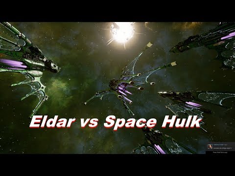Eldar vs Space Hulk! Rank 80, Heroic Difficulty, 1500 Points - Battlefleet Gothic Armada