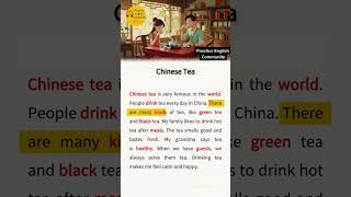 English Listening Practice – Chines Tea | Short English Story with Subtitles