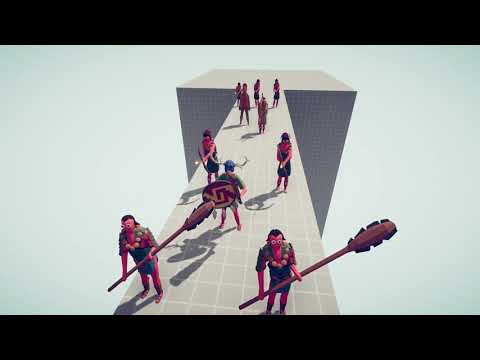 Custom Aztec Army Vs. Custom Medieval Army