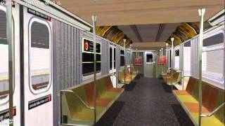 preview picture of video 'OpenBve:On Board R62 3 Train 96th Street to 137th Street -- City College'