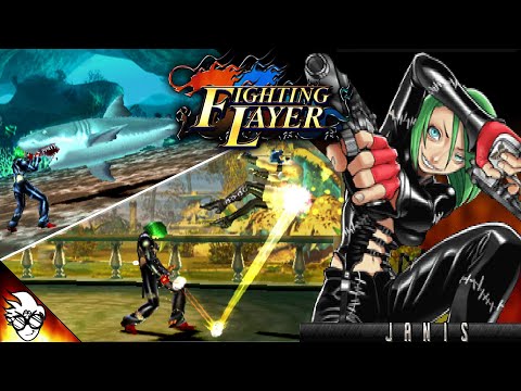 Fighting Layer (Arcade 1998) - Janis Luciani [Playthrough/LongPlay] [vs Shin/True Knight]