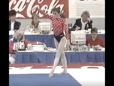 Rowena Roberts Floor Routine World Championships 1991