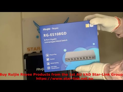 RG-ES108GD Open Box Video