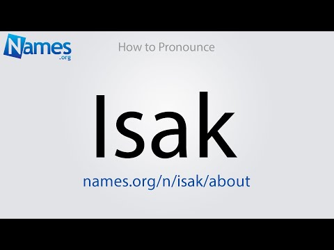 How to Pronounce Isak