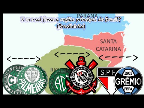 E se o sul fosse a principal região do Brasil?